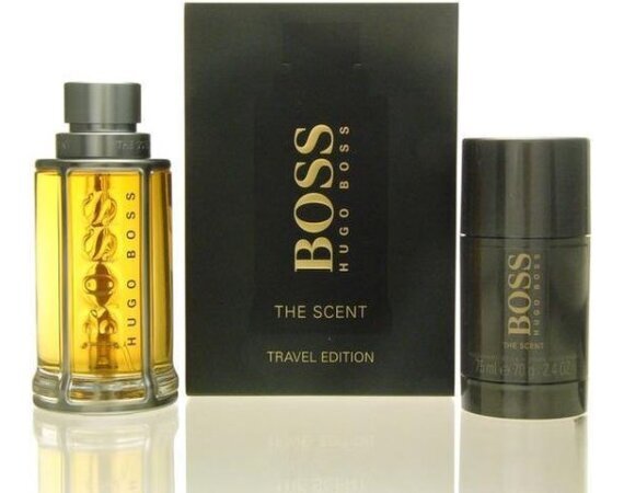 Hugo Boss The Scent Travel Edition 100ml EdT Spray + 75ml Deodorant Stick 